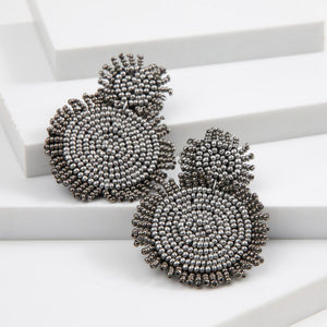 Aros Mediano Cuneo Plateado Tatienne