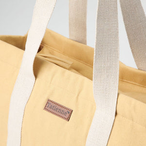 Cartera Hombro Canvas Canaria Amarillo Tatienne