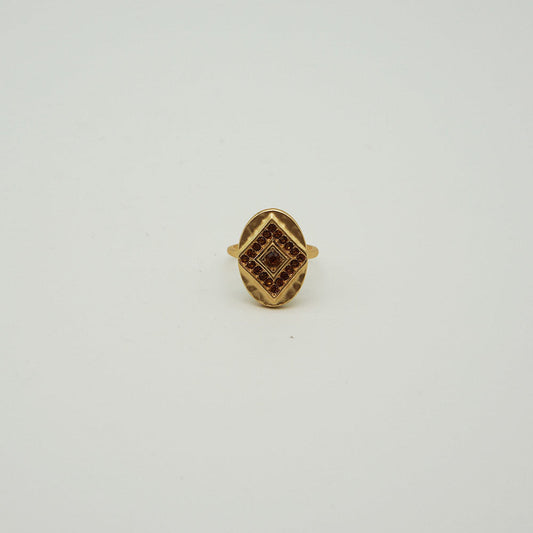 Anillo Grueso Dorado Especial Anillos Diamond Tatienne