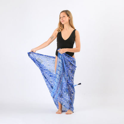 Pareo Estampado Emil Blue Tatienne
