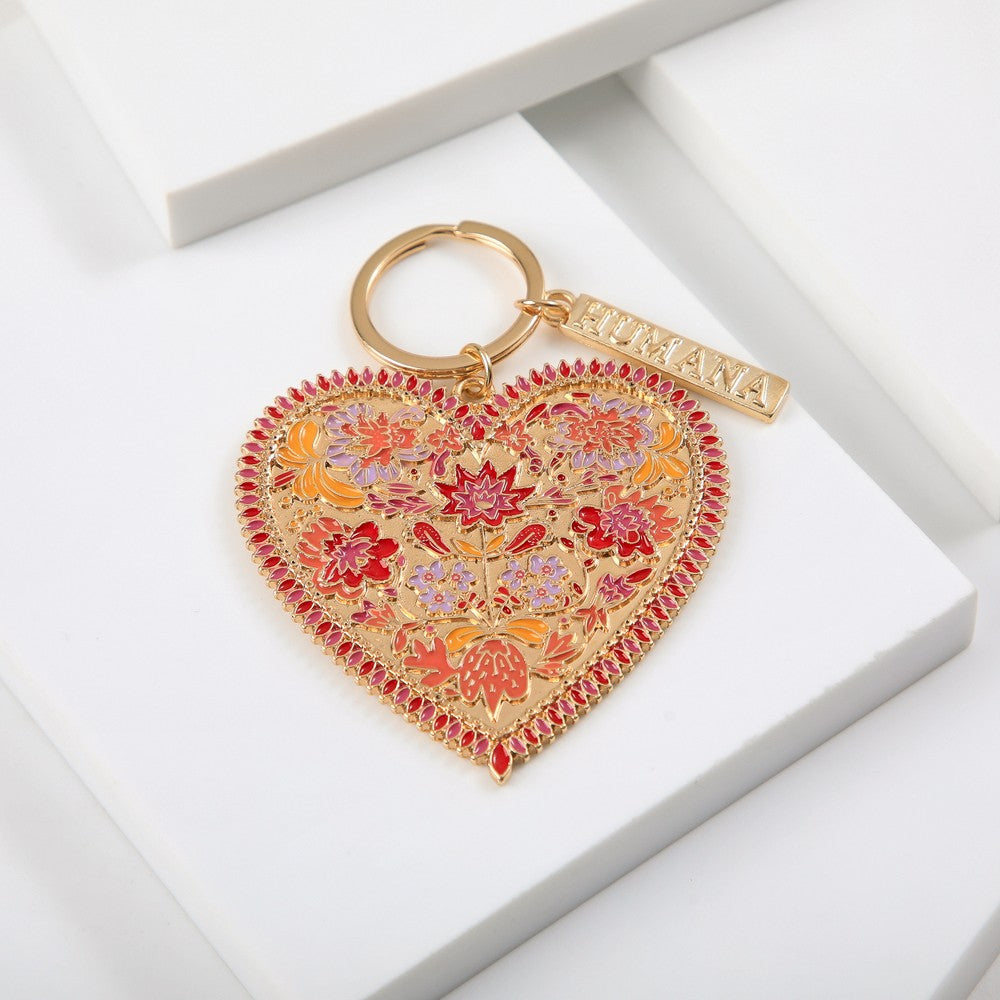 Llavero Heart Multicolor Humana