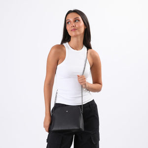 Cartera Bandolera Genova Negro i-D