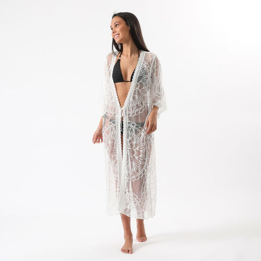 Kimono Mandala Blanco Humana