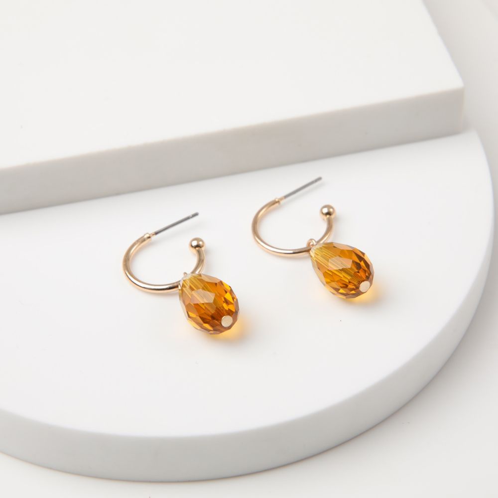 Aros Argollas Apricot Crush 19 Dorado Tatienne