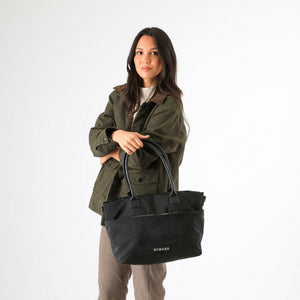 Cartera Tote Cleo Negro Humana