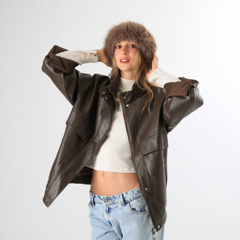 Gorro Mike Taupe Taupe Humana