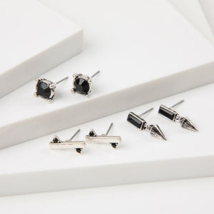 Aros Set Hitra Plateado Humana