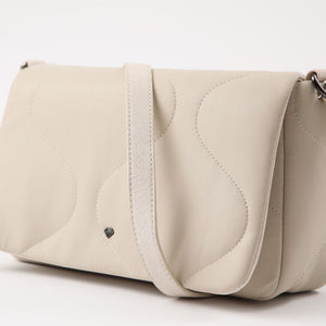 Cartera Cruzada Almada Ivory Blanca i-D
