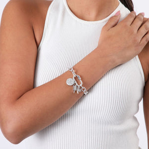Pulsera Iconos Plateado Humana