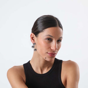 Aros Largos Estrelicia Plateados Humana