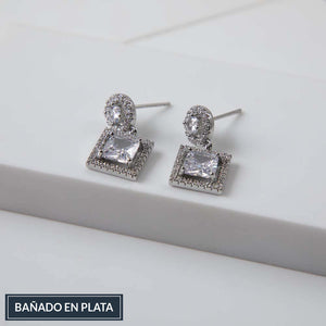 Aros Mediano Algarve Plateado Humana