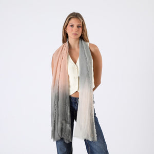 Pañuelo Liso Iván  Ombré Beige Humana