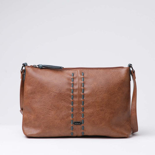 Cartera Cruzada Phoenix Café Oscuro Tatienne