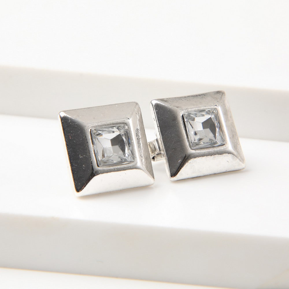 Aros Clip Luna Plateado Humana