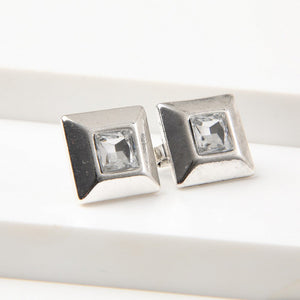 Aros Clip Luna Plateado Humana