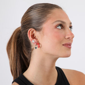 Set de 4 aros Avina Plateado ID