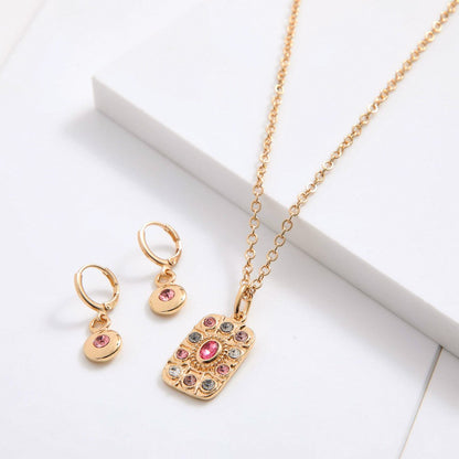 Set De Collar Yadira Dorado I-D