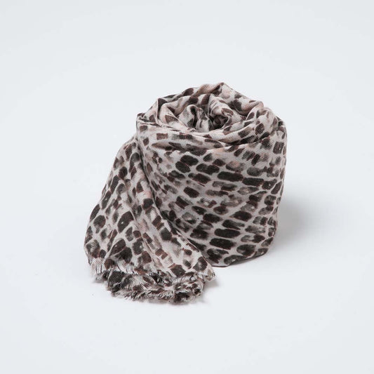 Pañuelo Estampado Gele Café i-D
