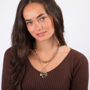 Collar Corto Olivia Dorado Tatienne