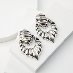 Aros Medianos Ariadna Plateado Tatienne