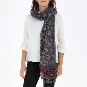 Pañuelo Estampado Tribu negro Humana