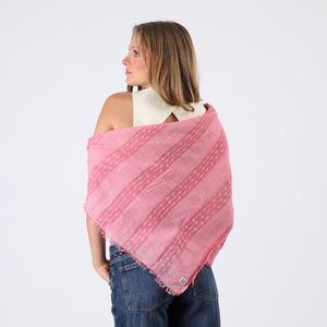 Pañuelo Liso Hiram Lineas Rosado Humana