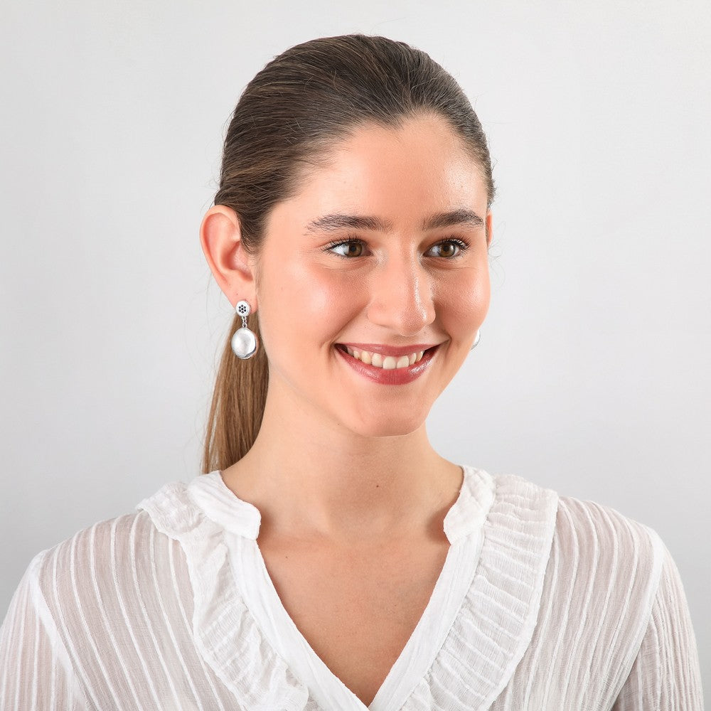 Aros Medianos Amira Silver Tatienne