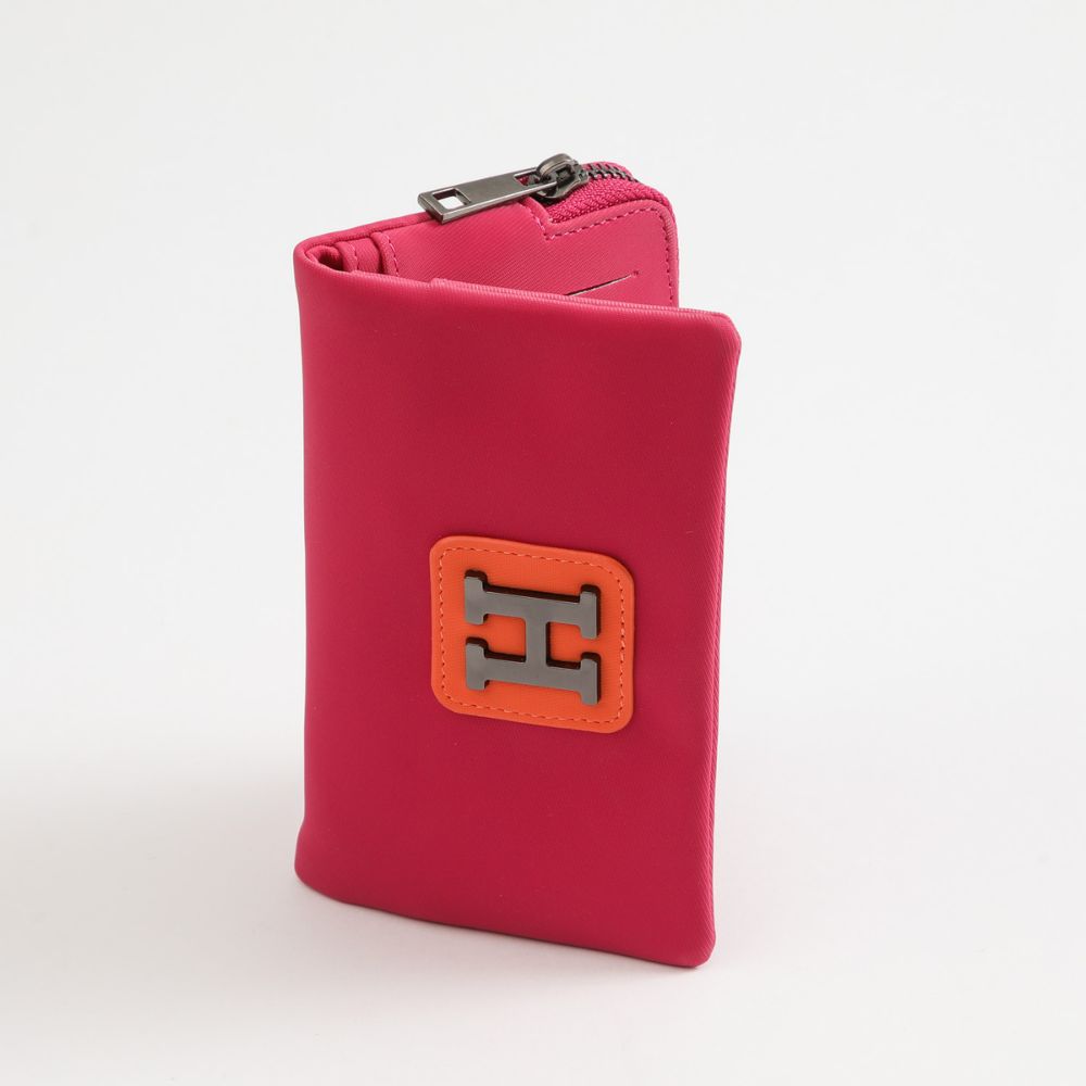 Billetera Chica Gracia Nylon Fucsia Humana