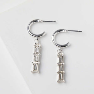 Aros Medianos Plateados Essential Lingotes Humana