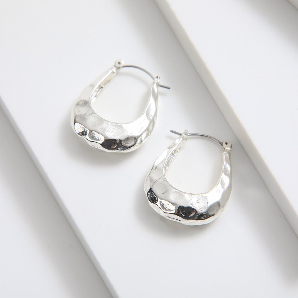 Aros Argollas Chloe Plateado Tatienne