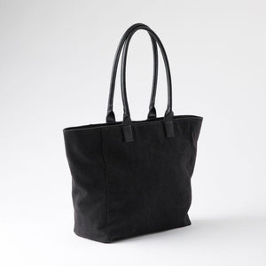 Cartera Tote Delma Canvas Negro Humana