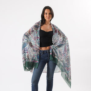 Pañuelo Estampado Fresno Verde i-D