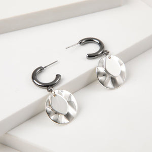 Aros Argolla Metal Power Plateado i-D