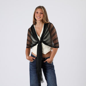 Pañuelo Liso Black Acanalado Humana