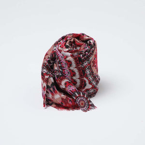 Pañuelo Estampado Susina Rosada i-D