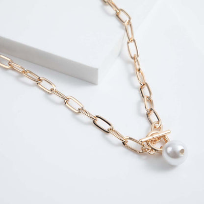Collar Corto Coquille Dorado i-D