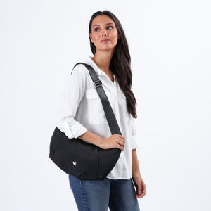 Cartera Bandolera Nylon Bora Negro Tatienne