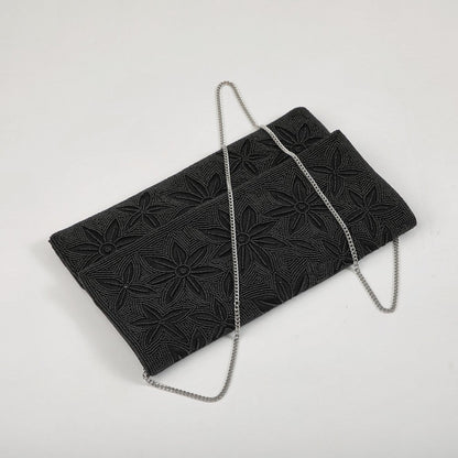Cartera Clutch Gretta Black Humana