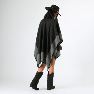 Poncho Tati Grey Humana