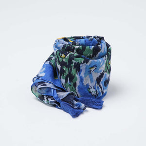 Pañuelo Estampado Ancona Azul Tatienne