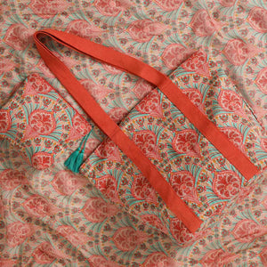 Set Cartera, Estuche y Pañuelo Fuch Naranjo Humana