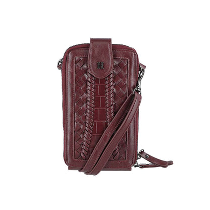 Cartera Mini Bag Croco Morada Humana