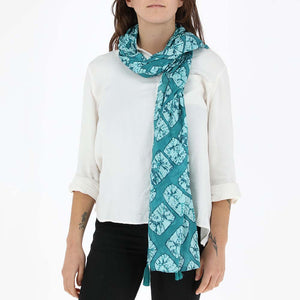 Pañuelo Estampado Oceano Azul Humana