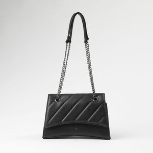 Cartera Bandolera Ecocuero Bourges Negro  i-D
