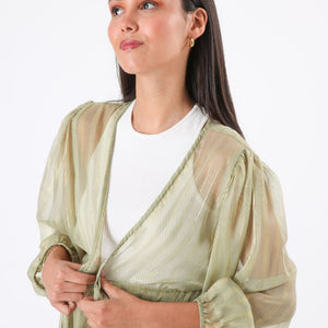 Kimono Loti Verde Humana