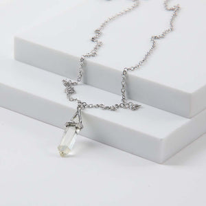 Collar Corto Nirvana Plateado i-D