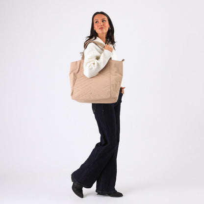 Cartera Hombro Alana Beige Humana