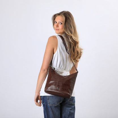 Cartera Cruzada Vero Burgundy Tatienne