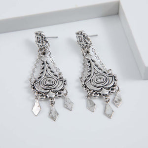 Aros Largos Seychelles Plateados i-D