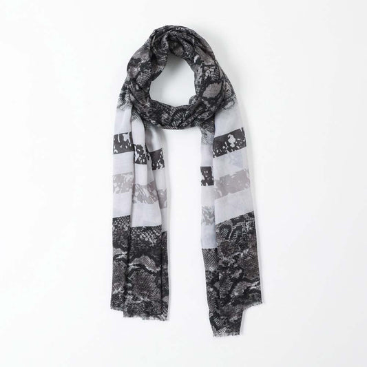 Pañuelo Estampado Gris Serpiente i-D
